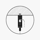 Ceiling Suspended 2 Cables Of 2m