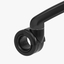 Hollow Castors Black For Hard Floor
