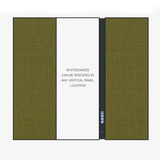 Vertical Upholstered Panels With Whiteboard