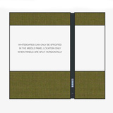 Horizontal Upholstered Panels With Whiteboard