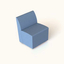 Upholstered Seat Unit Single