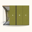 Vertical Upholstered Panels With Whiteboard