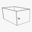Storage Box With Door To Be Built Into The Return Storage Unit