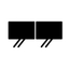 Dual Mount Bar Black
