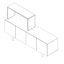Plex 1 Shelf Module Left