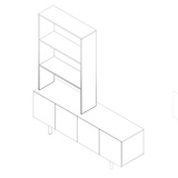 Plex 3 Shelf Module Left