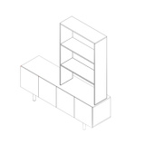 Plex 3 Shelf Module Right