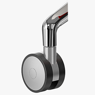 Coza Silver Castors