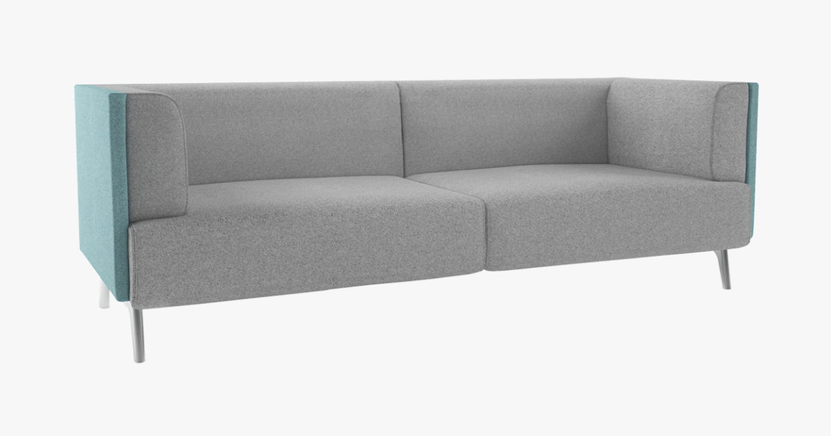 Connection Tryst Low Back Three Seat Sofa Hunts Office