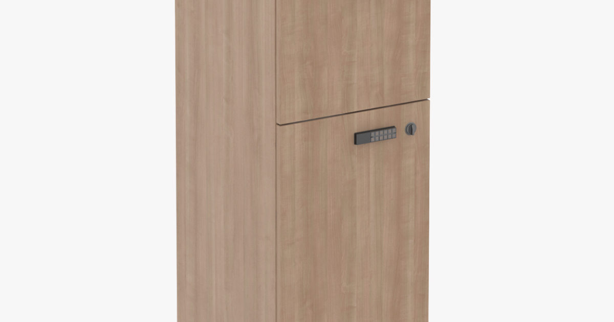 Elite Office Furniture Locker Unit with Two Doors | 1115mm High