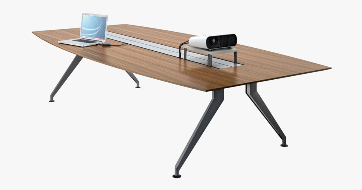 Steelcase 4 8 Barrel Conference Table Hunts Office Steelcase 4 8 Barrel Conference Table