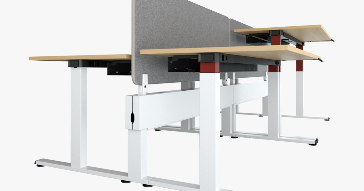 Steelcase Migration Se Height Adjustable Bench Desk Hunts Office