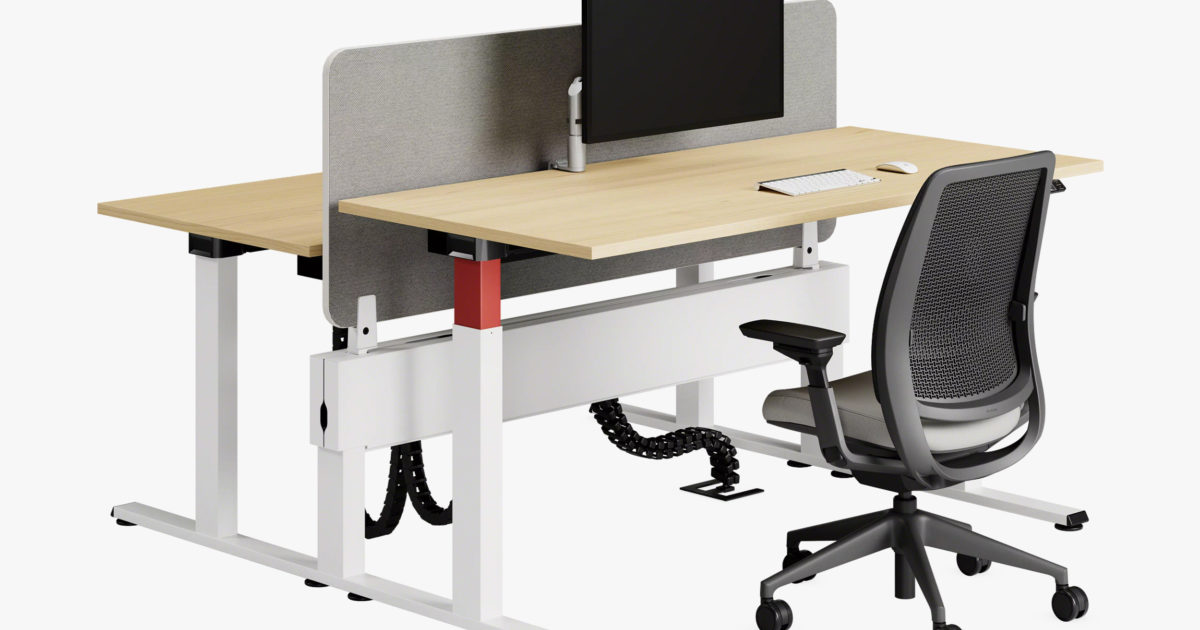 Steelcase Migration SE Height Adjustable Bench Desk… Hunts Office