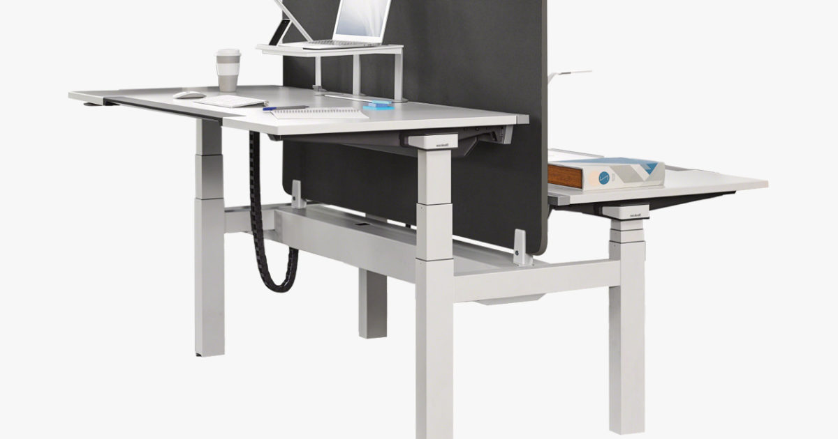 Steelcase Ology Height Adjustable Bench Desk With Hunts Office