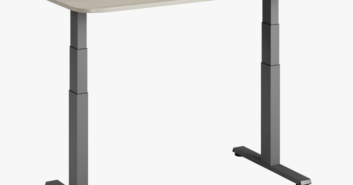 Steelcase Solo SittoStand Desk Merle/Acacia Hunts Office