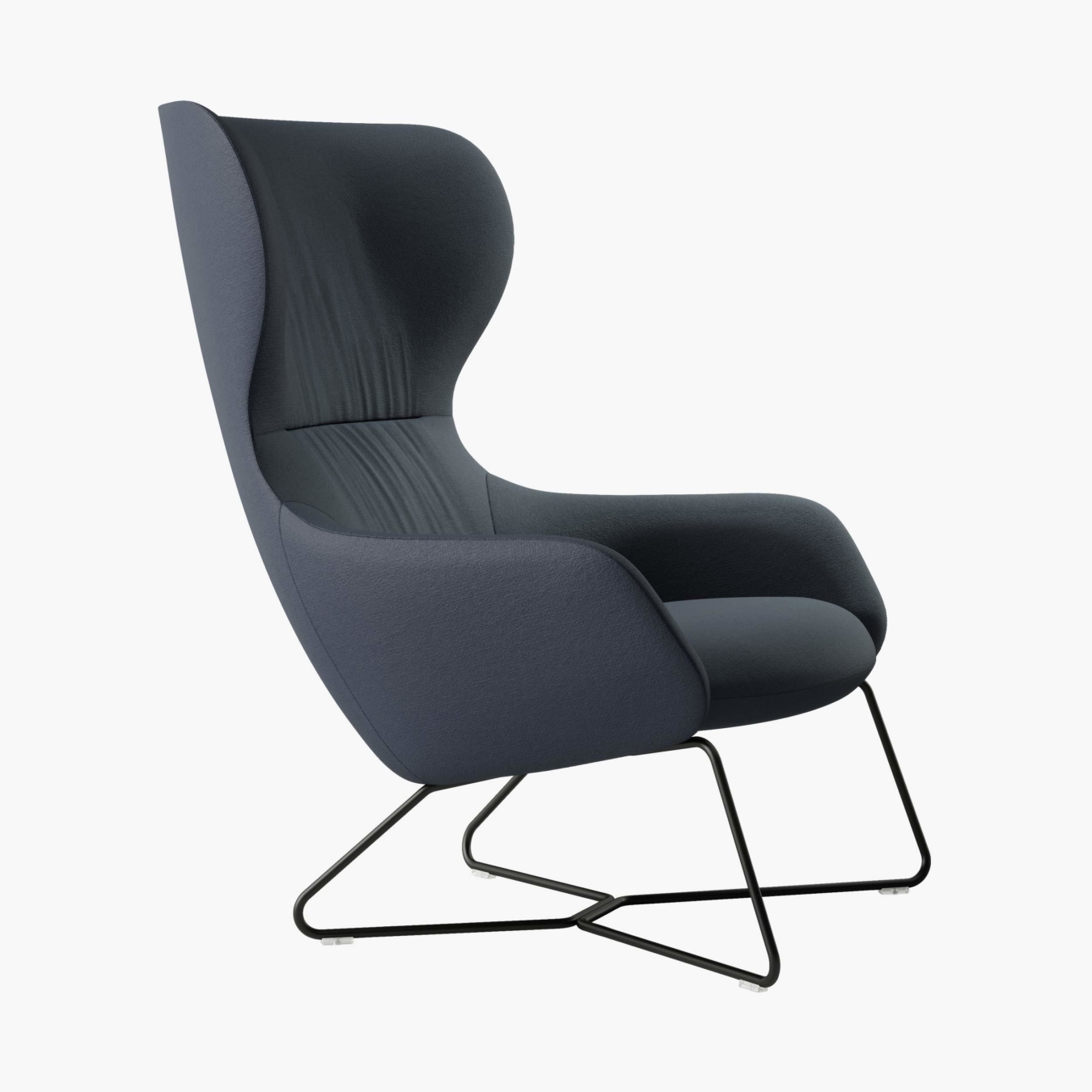 Boss Design Amelia Wingback Plush Lounge Chair With… Hunts Office