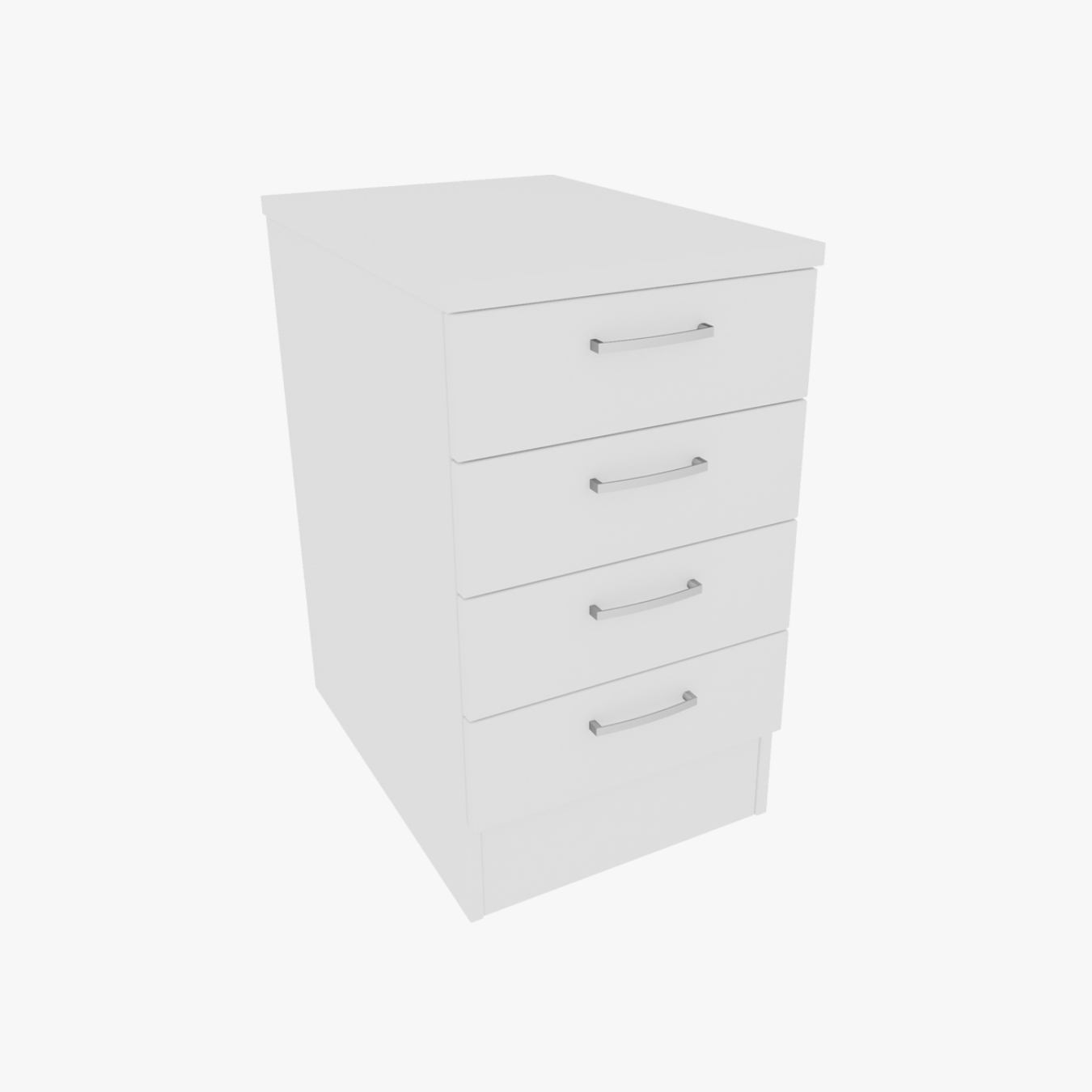 Elite Office Furniture Four Drawer Desk High Pedestal… Hunts Office