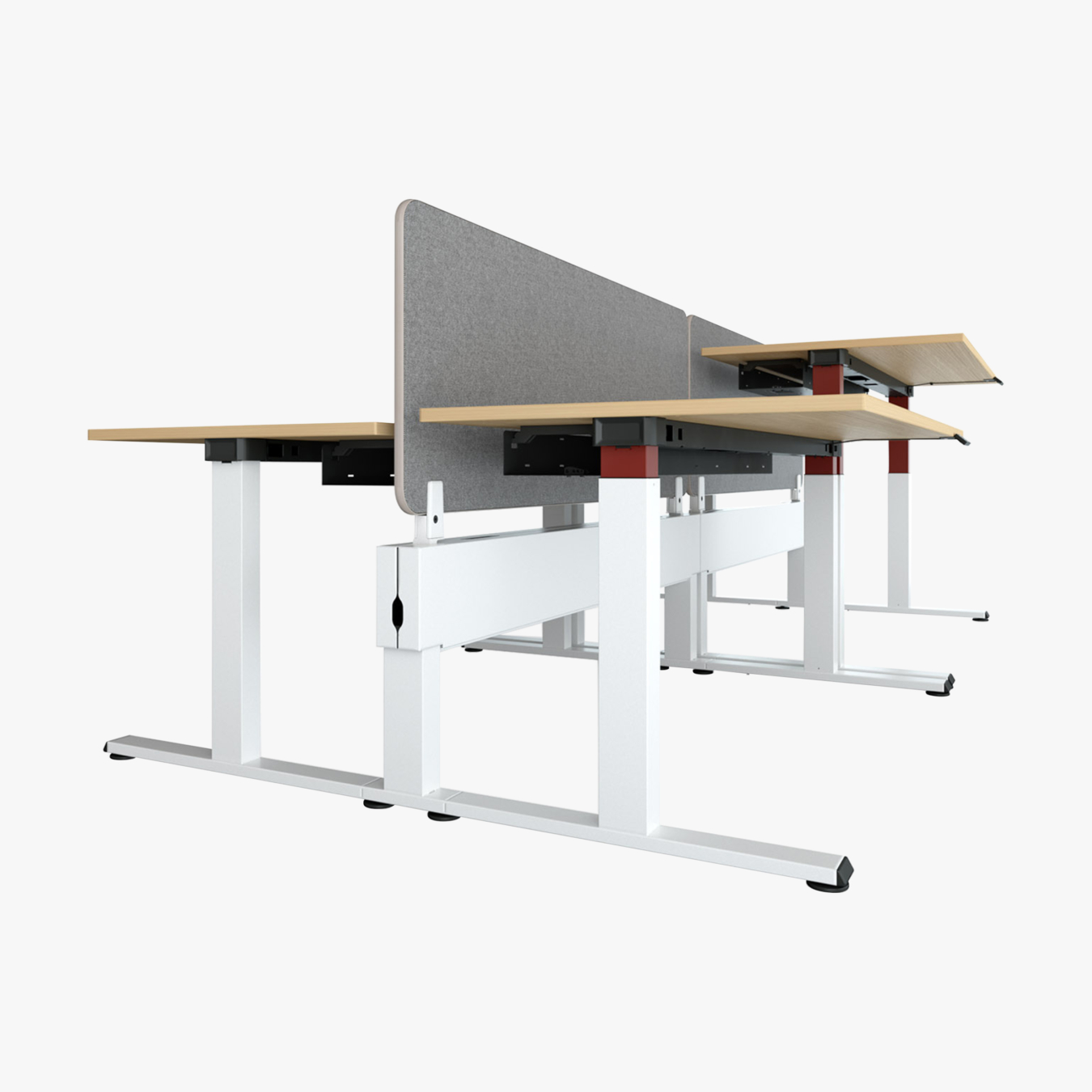 Steelcase Migration SE Height Adjustable Bench Desk… Hunts Office