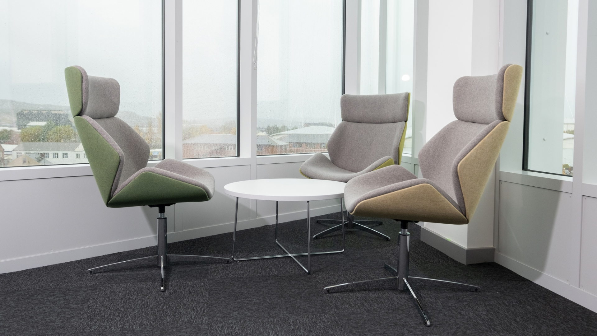 Elite Office Furniture Cascara High Back Lounge Chair… Hunts Office