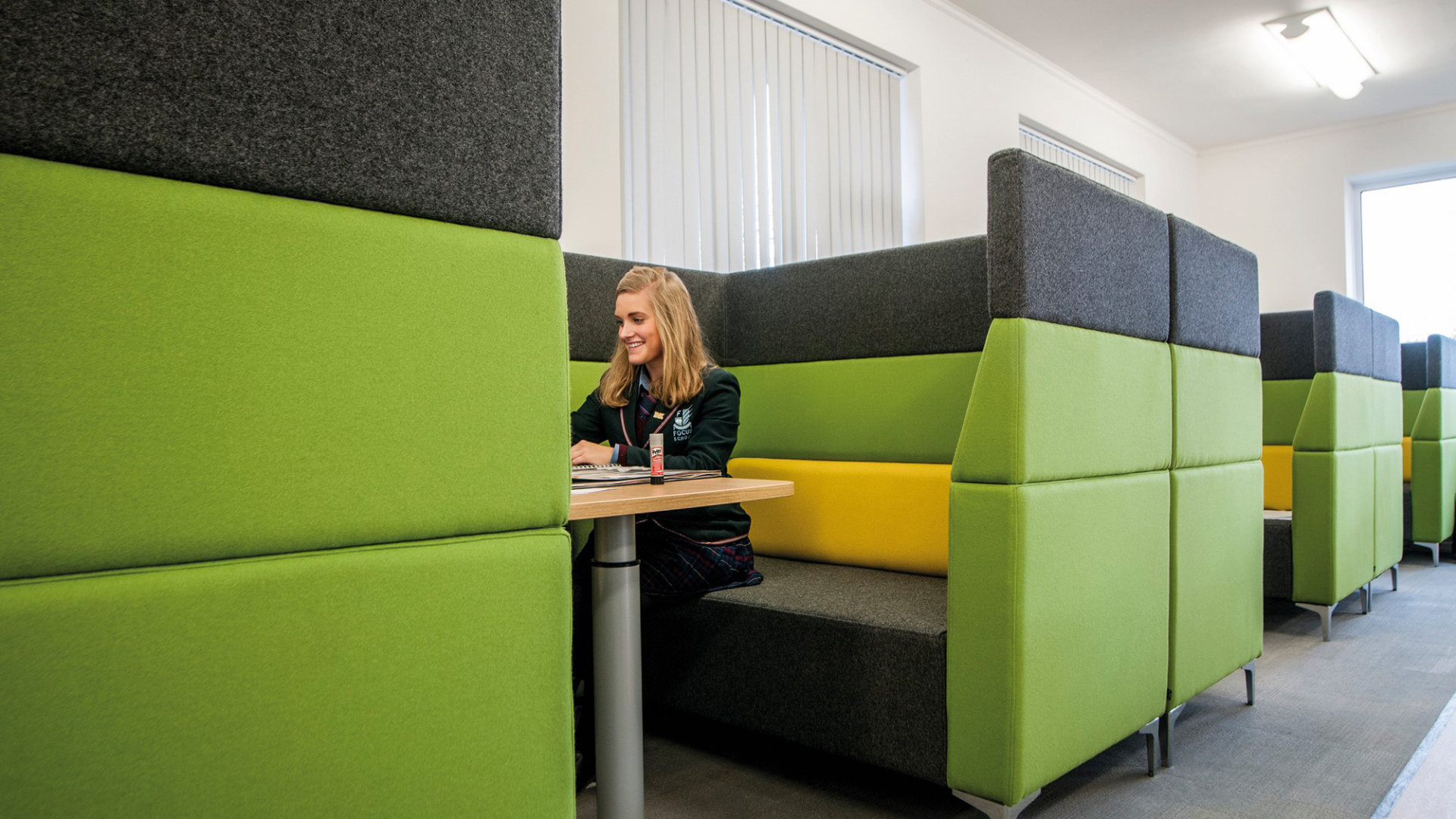 Elite Office Furniture Evo Plus High Back Modular Sofa Hunts Office