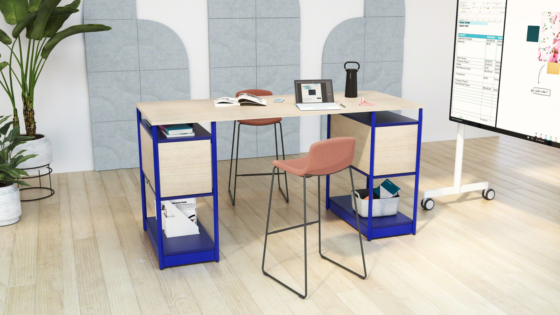 Steelcase Flex Mobile Power Unit With Charging Tray Hunts Office