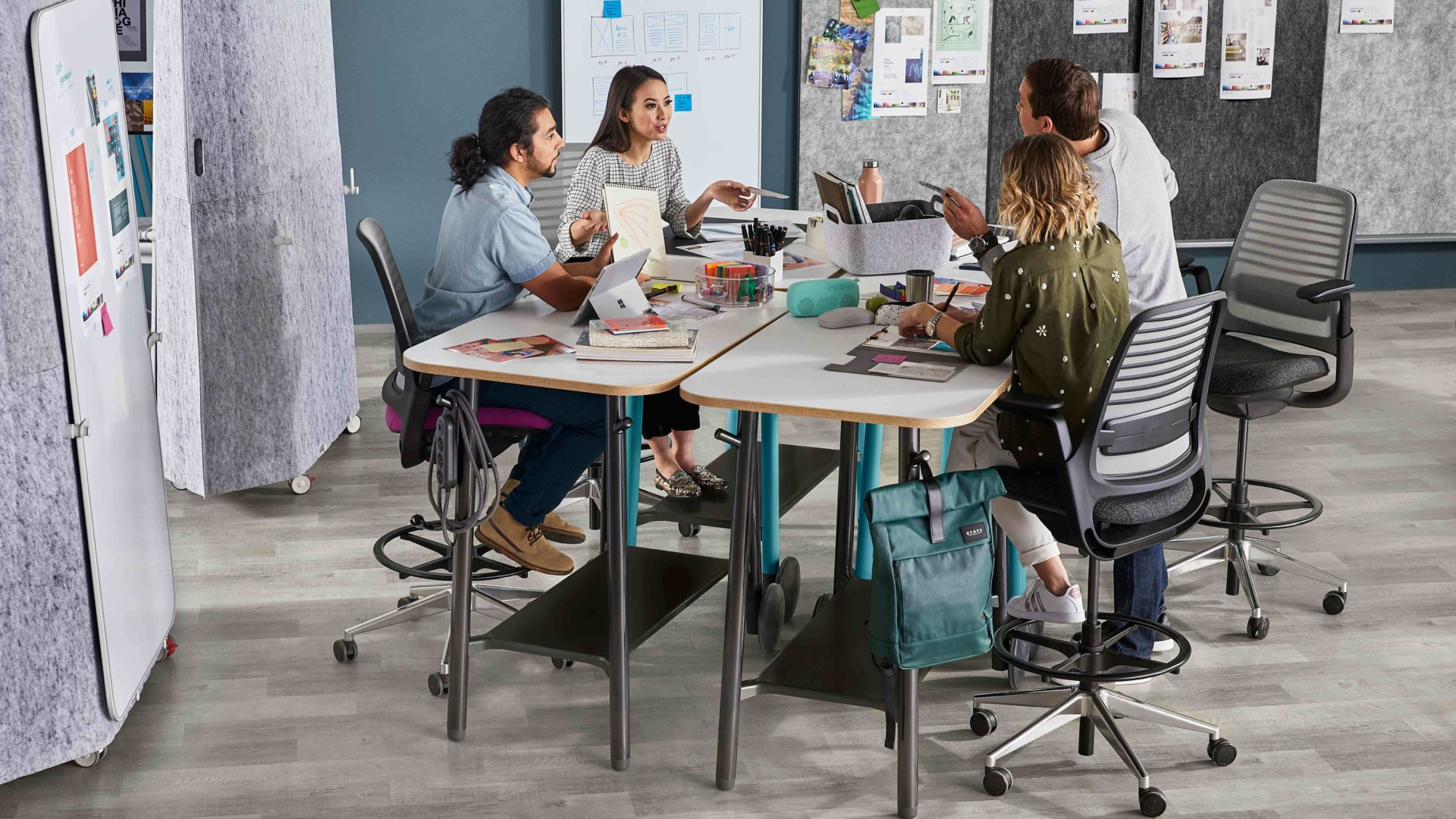 Steelcase Flex Slim Table Hunts Office