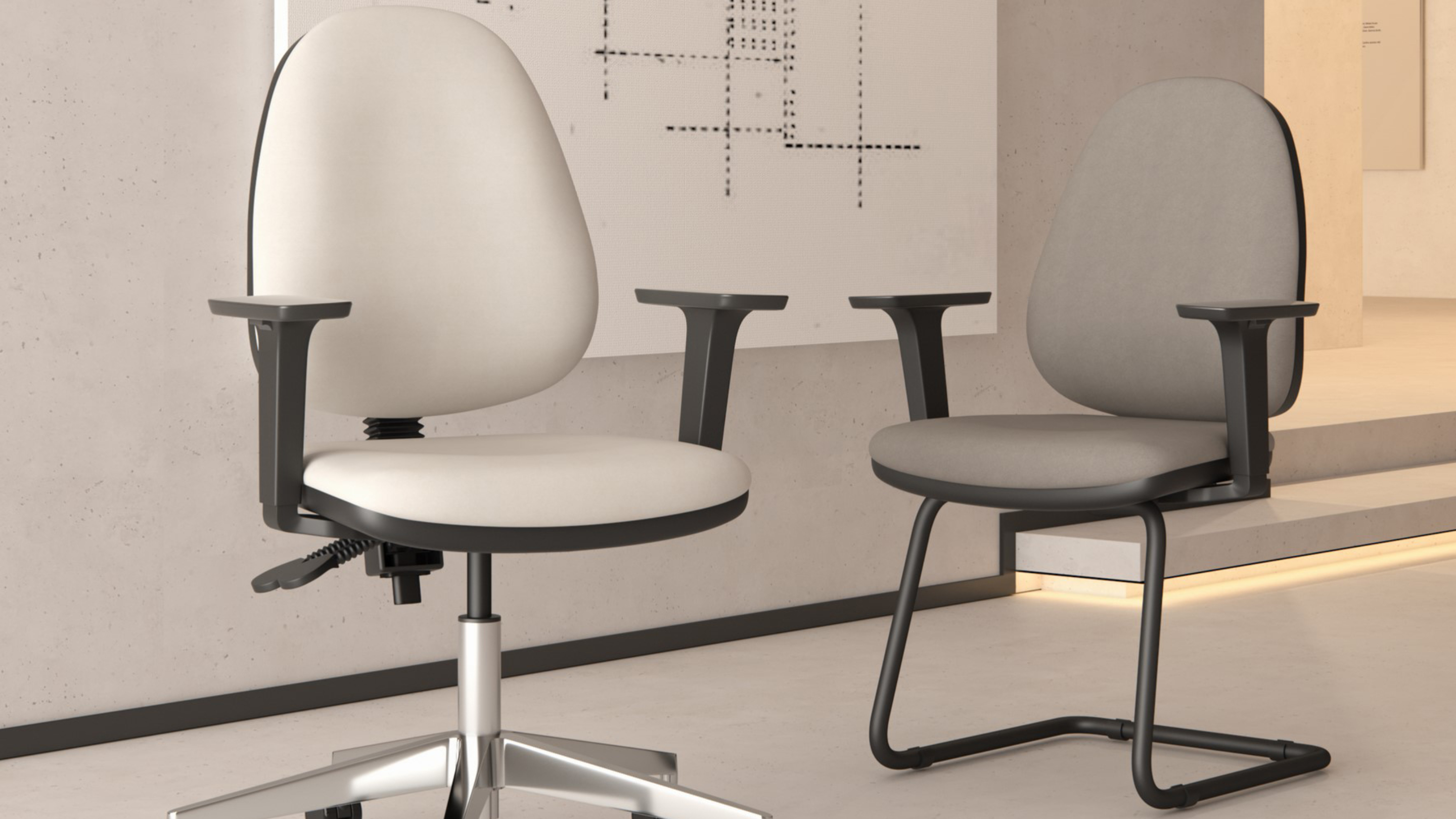 Elite Office Furniture Team Plus Office Chair Hunts Office