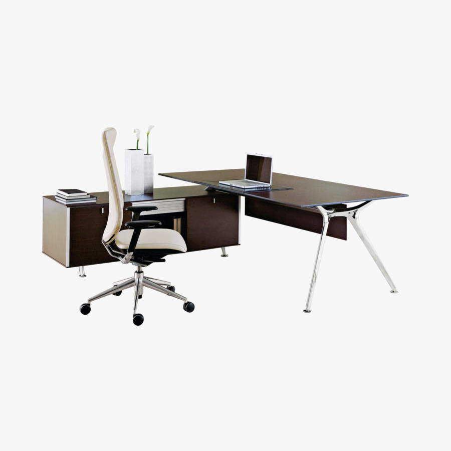 Actiu Arkitek Rectangular Executive Desk With Return &… Hunts Office