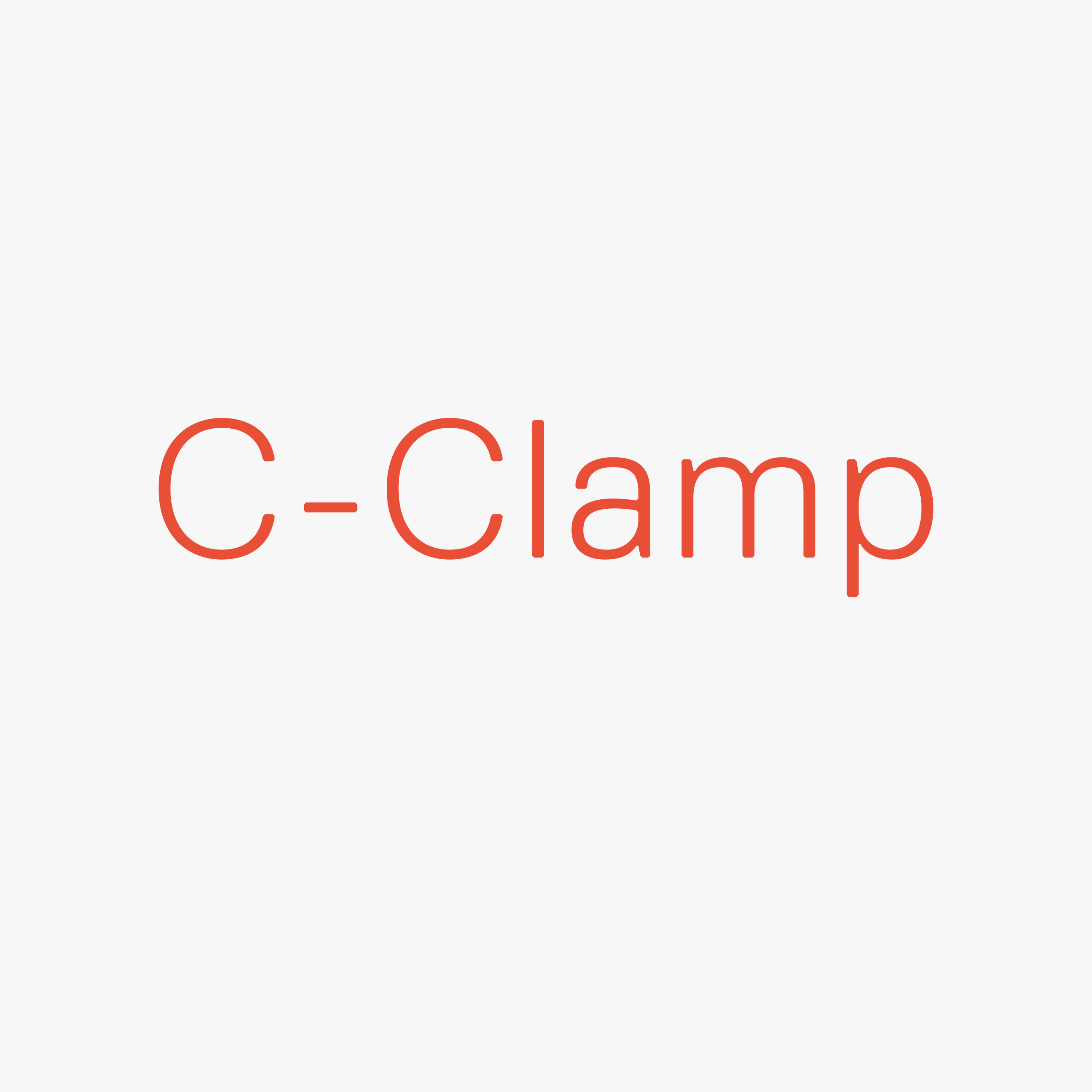 C Clamp Words