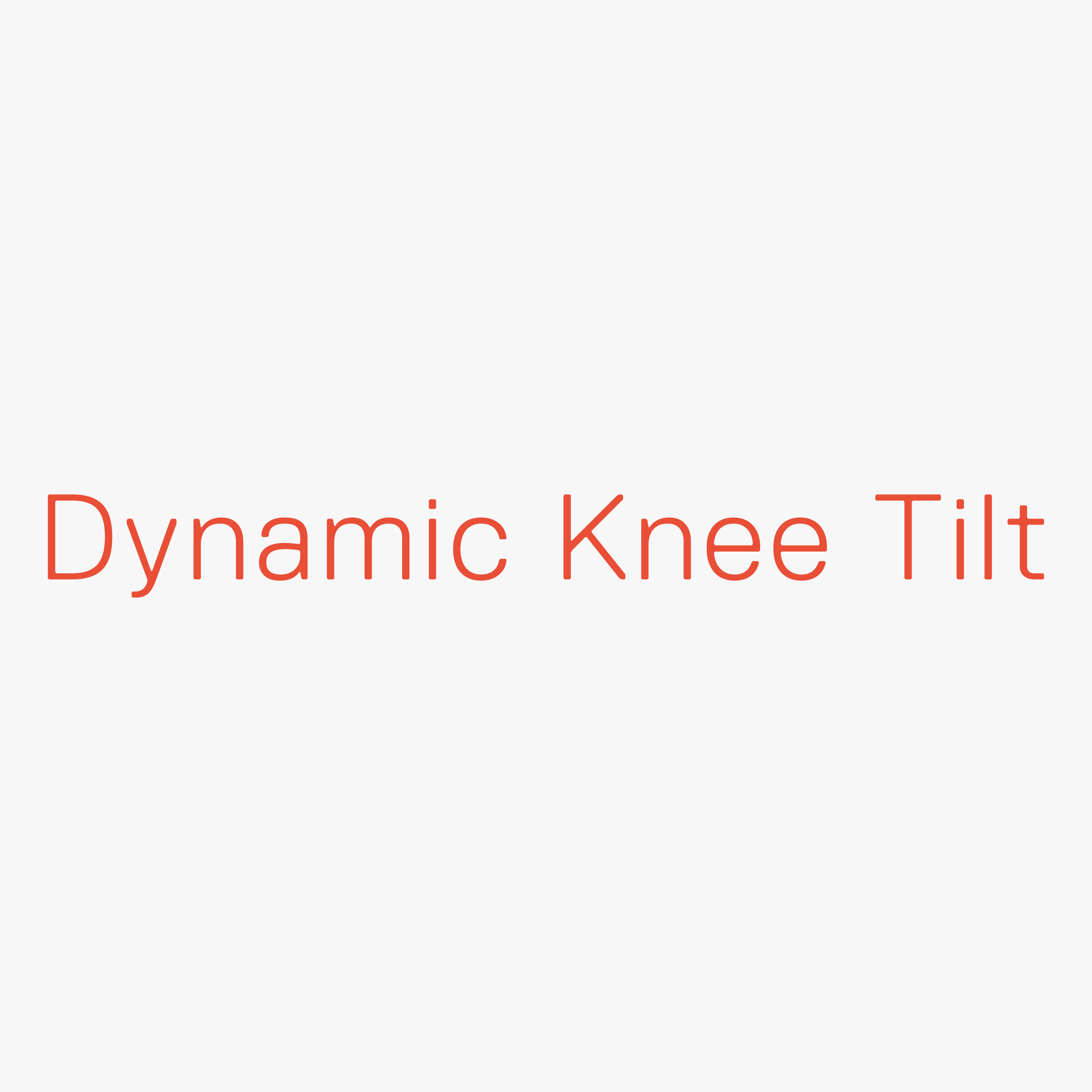 Dynamic knee tilt Vega 1