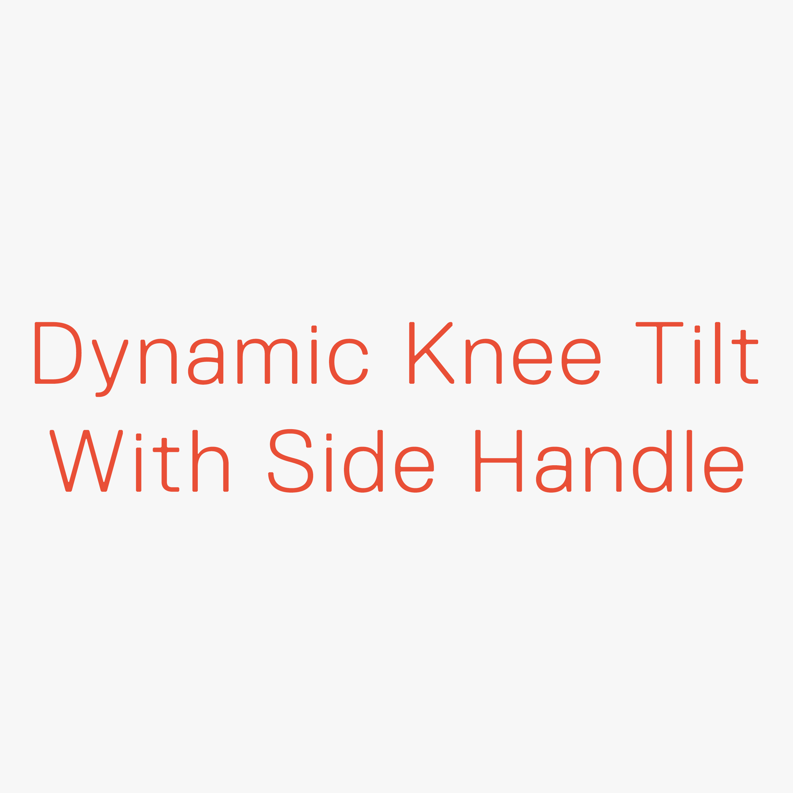 Dynamic knee tilt Vega