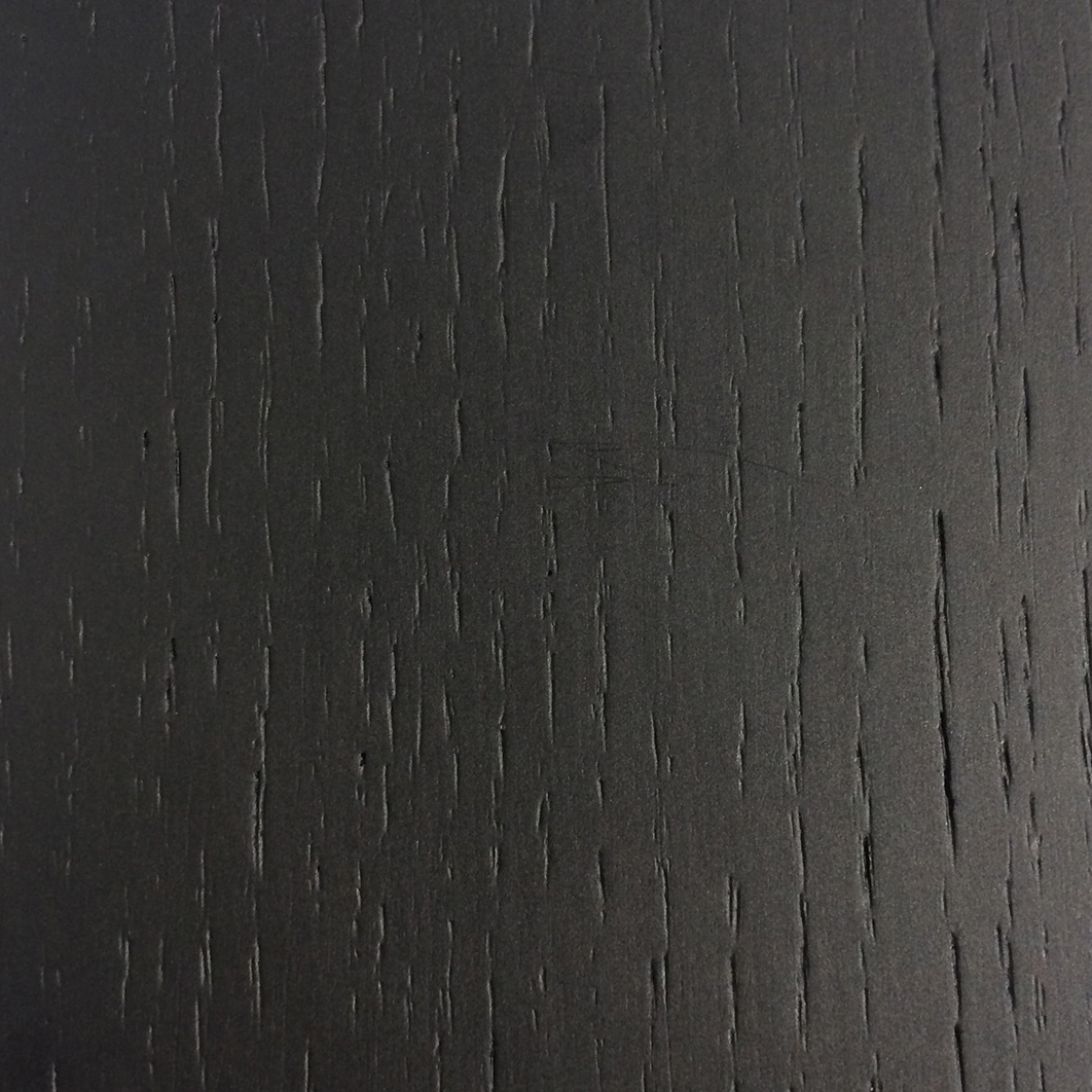 Oak Veneer Stained To Black