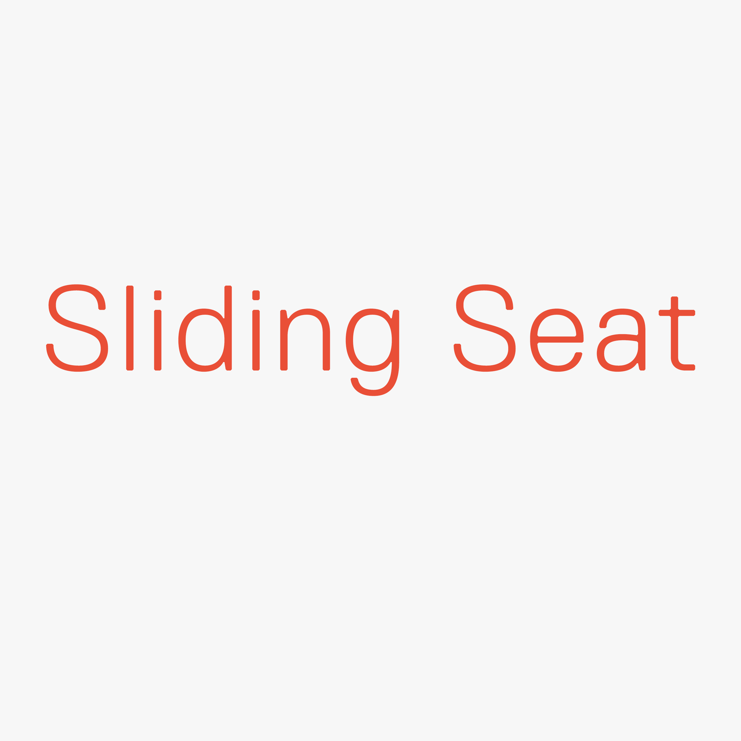Sliding Seat Loop
