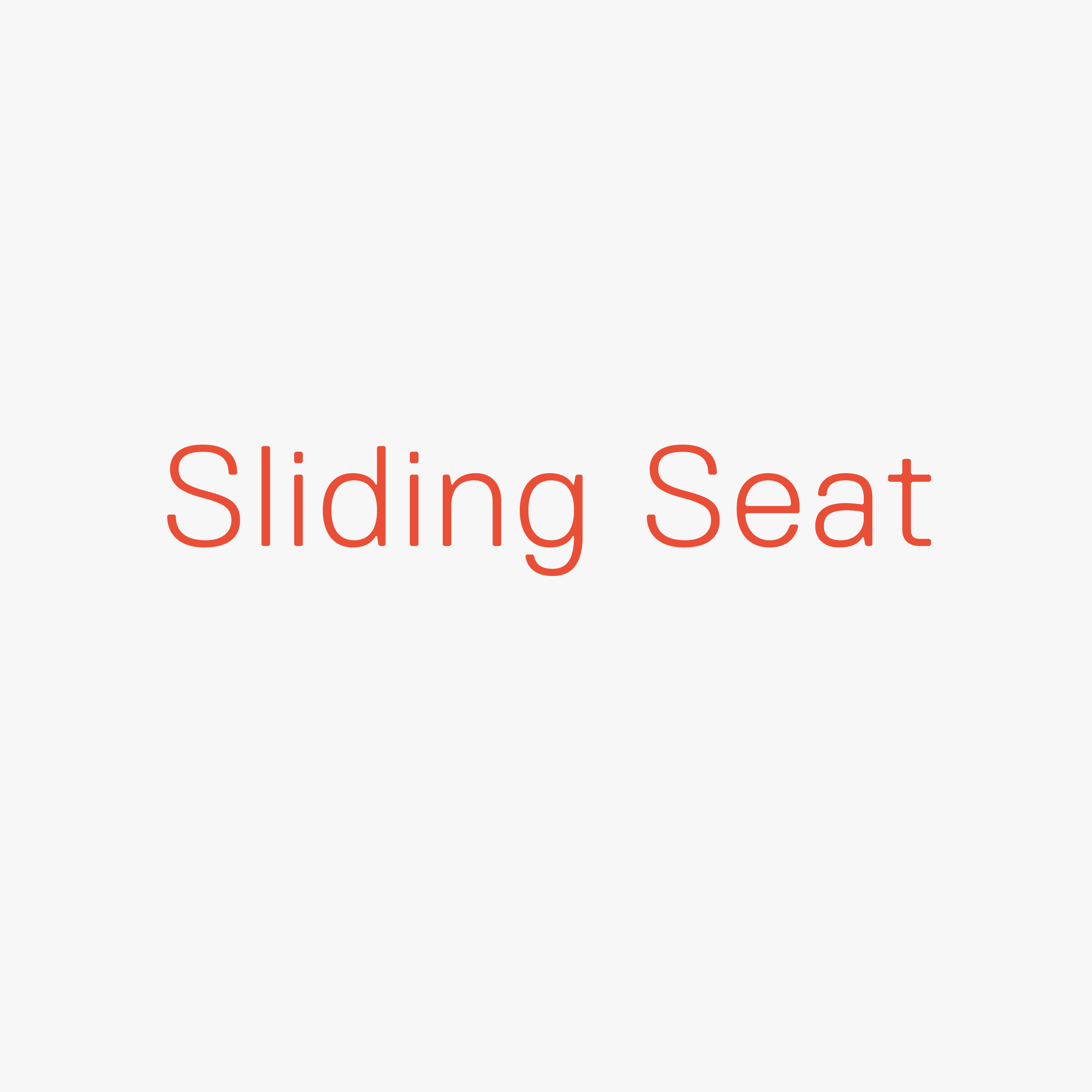 Sliding Seat Soffio