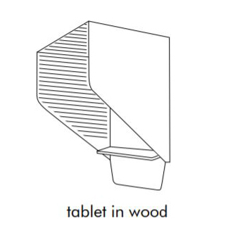 Tablet In Wood Buzzi Hood